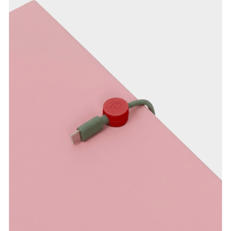 Pedestal Kabelclips, Burnin' Red